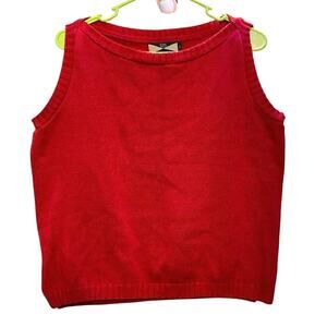 525 America Sleeveless Cable Knit Sweater Shell Vest Size Large Vintage Revolve